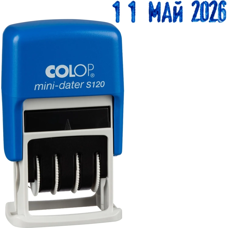 Датер автоматический мини S120 шрифт 3,8мм месяц букв.(аналог 4810)Colop
