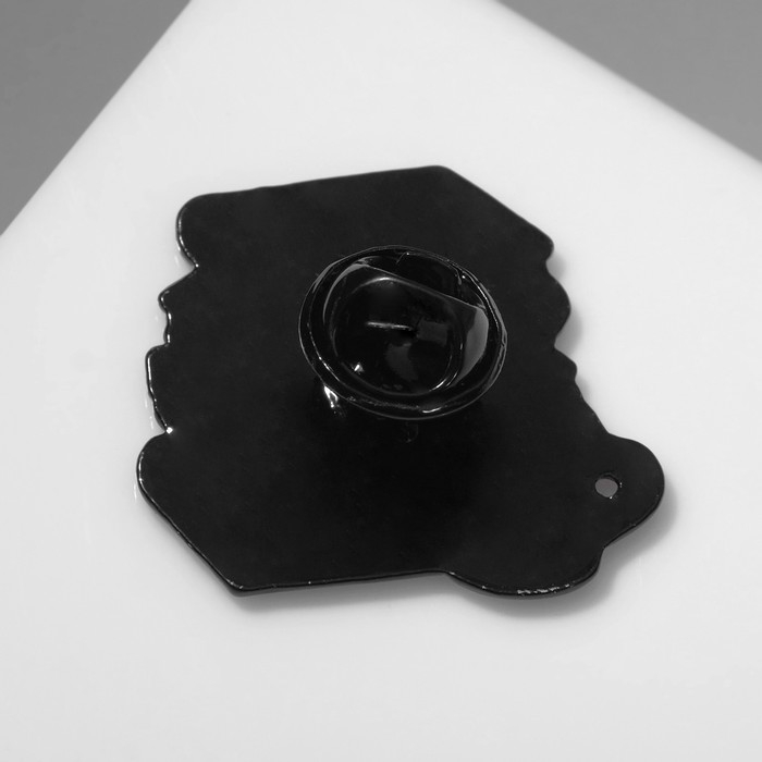 Значок «Книги», цветной в чёрном металле Значок «Книги», цветной в чёрном металле