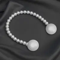 Подхват для штор &laquo;Перламутровый перелив&raquo;, d=3.8 см, 36 см, серый, белый