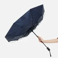 Зонт складной Brellix, темно-синий