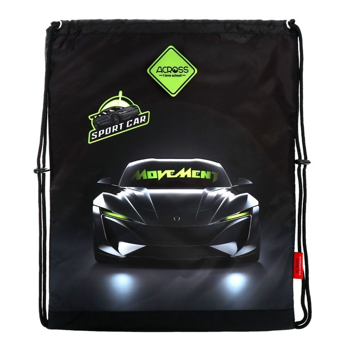 Рюкзак школьный 40х33х15см, эргономичная спинка, Across 410, серый/зеленый Рюкзак школьный 40х33х15см, эргономичная спинка, Across 410, серый/зеленый