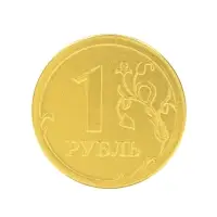 Монеты шоколадные &laquo;Рубль&raquo;, в банке, 6 г