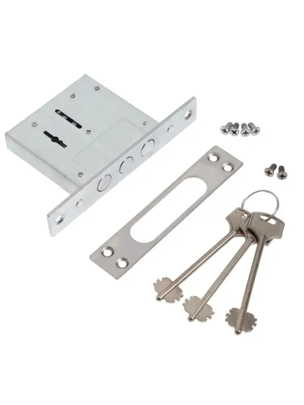 Замок врезной LOCKLAND, для металлических дверей, сувальдный механизм