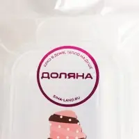 Футляр для столовых приборов Доляна, 24&times;7.5&times;3.8 см, прозрачный, рисунок МИКС