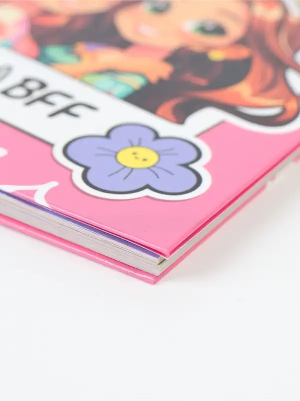 Анкета для девочки А5, 50 листов. Твердая обложка "Девочки"