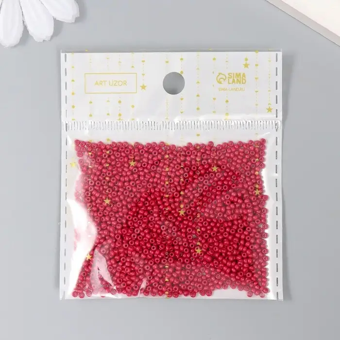 Бисер стекло 12/0  Бисер стекло 12/0 "Рубиновое вино" 15 гр