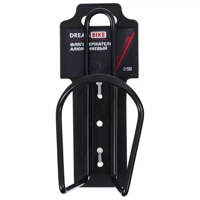 Флягодержатель Dream Bike, алюминий, цвет чёрный, без крепёжных болтов