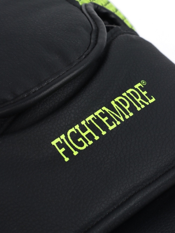 Лапы боксерские изогнутые FIGHT EMPIRE, CLASSIC, ПУ, чёрно-жёлтые, пара