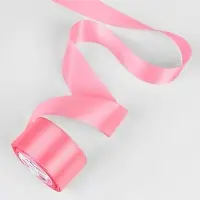Лента атласная, 50 мм, 23&plusmn;1 м, нежно-розовая №147