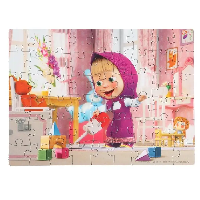 Пазлы «Маша и Медведь», 54 элемента, МИКС