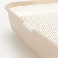 Лоток для кошек малый ALTA, 42&times;31&times;14.5, с бортиком и сеткой, на высоких ножках