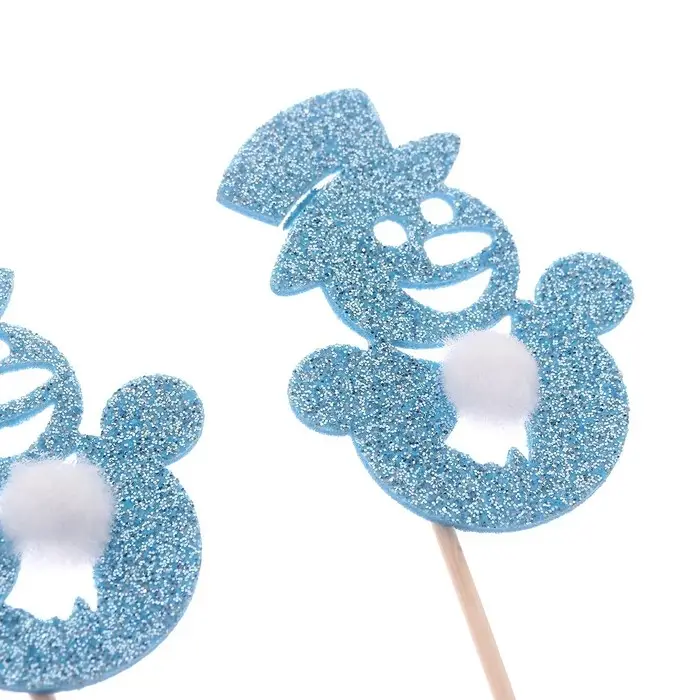 Топпер новогодний для торта «Снеговик», 20 см, 2 шт. Топпер новогодний для торта «Снеговик», 20 см, 2 шт.