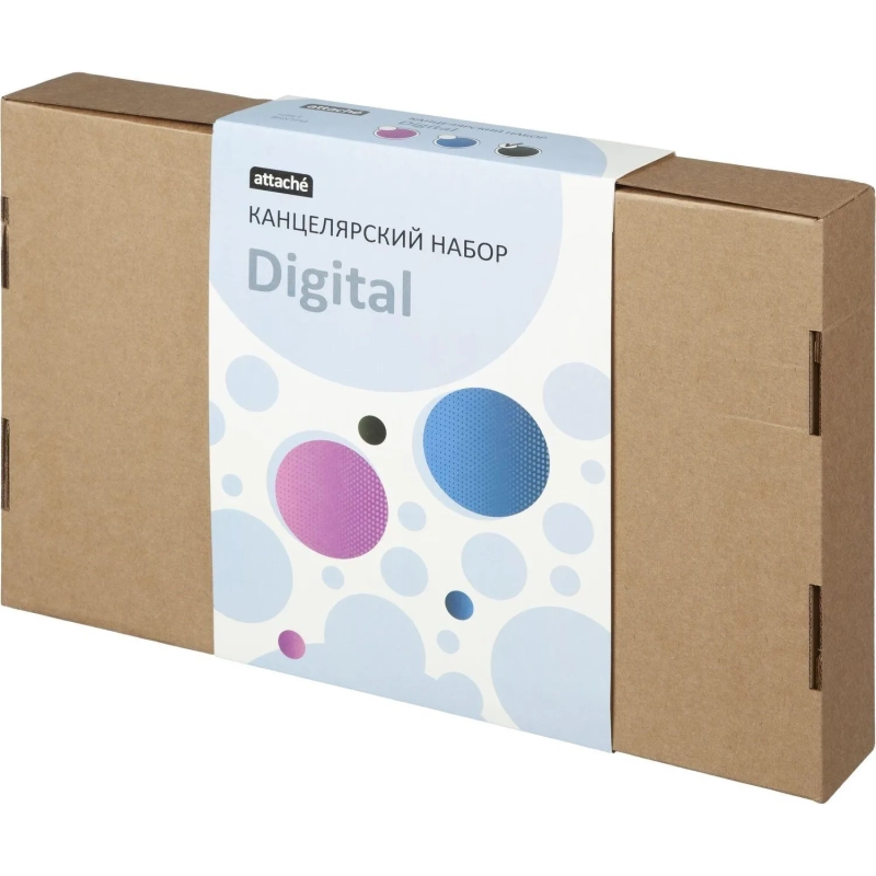 Набор канцелярский подарочный Attache Selection Digital черный
