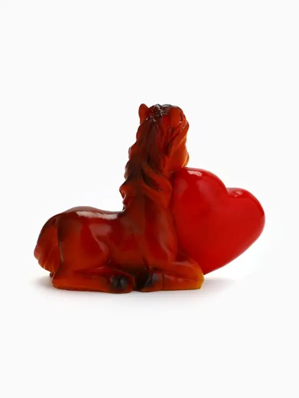 Сувенир новогодний &laquo;Лошадь с сердцем&raquo;, 5.5&times;6.5 см