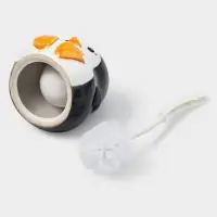 Подставка под ёрш "Пингвин" с ёршиком