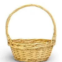 Набор корзин 3 шт ИВА 33x33x13 28x28x11 22x22x11 см ПЛЕТ ручка h=20/18/16 см