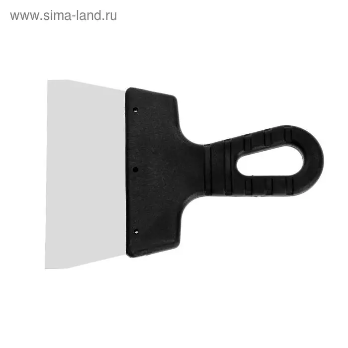 Шпатель фасадный ЛОМ, 150 мм, нержавеющая сталь, пластиковая рукоятка Шпатель фасадный ЛОМ, 150 мм, нержавеющая сталь, пластиковая рукоятка