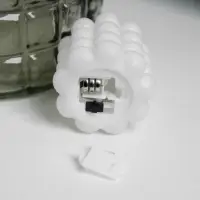 Светодиодная фигура &laquo;Свеча шарики&raquo; 5&times;5 см, от батареек AG13&times;3, свечение тёплое белое