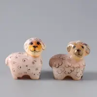 Фигурка &laquo;Овца&raquo;, 4.5&times;4 см, селенит, МИКС