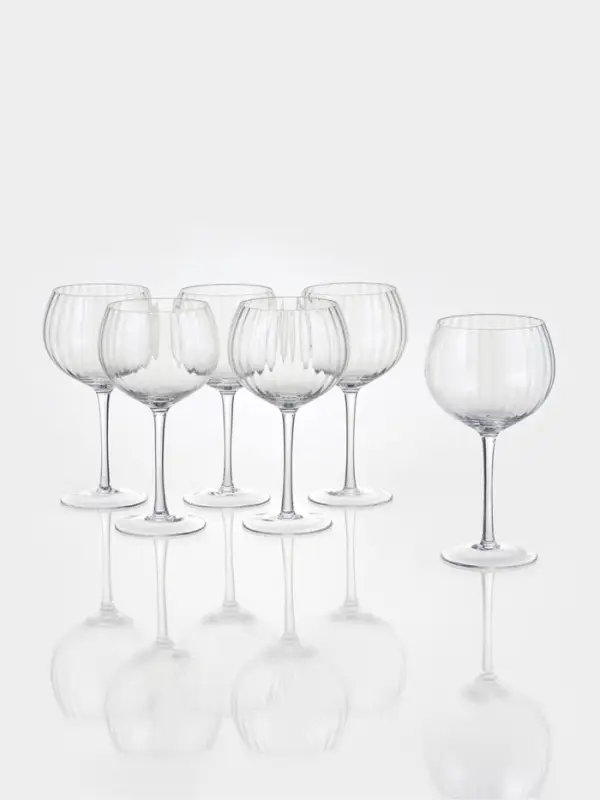 Набор бокалов для вина &laquo;Восхищение&raquo;, 500 мл, 6 шт., размер одного бокала 10&times;22 см, стекло, прозрачный