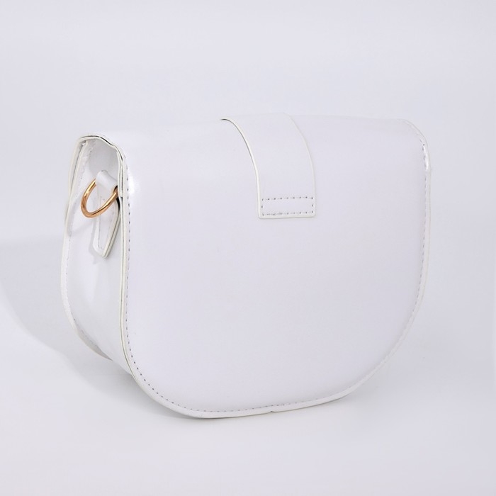 Сумка-мессенджер на магните, цвет белый Сумка-мессенджер на магните, цвет белый