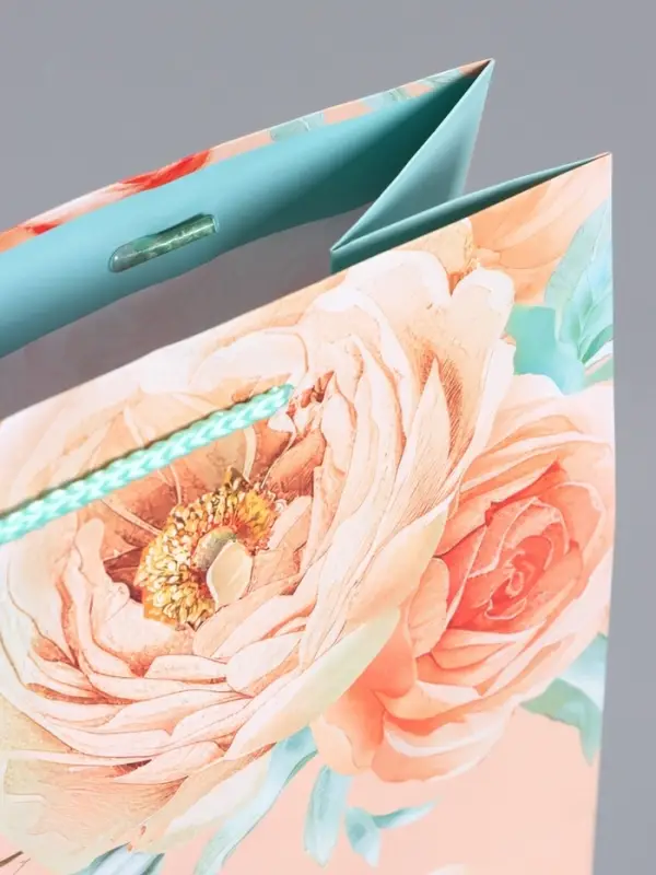 Пакет подарочный ламинированный "Чувства" 26 х 12 х 32 см