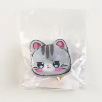 Заколка для волос светящаяся «Котик», 3.4 х 3 см