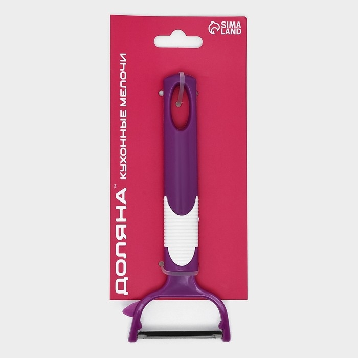 Овощечистка Доляна «Ритм», 15 см, цвет МИКС Овощечистка Доляна «Ритм», 15 см, цвет МИКС