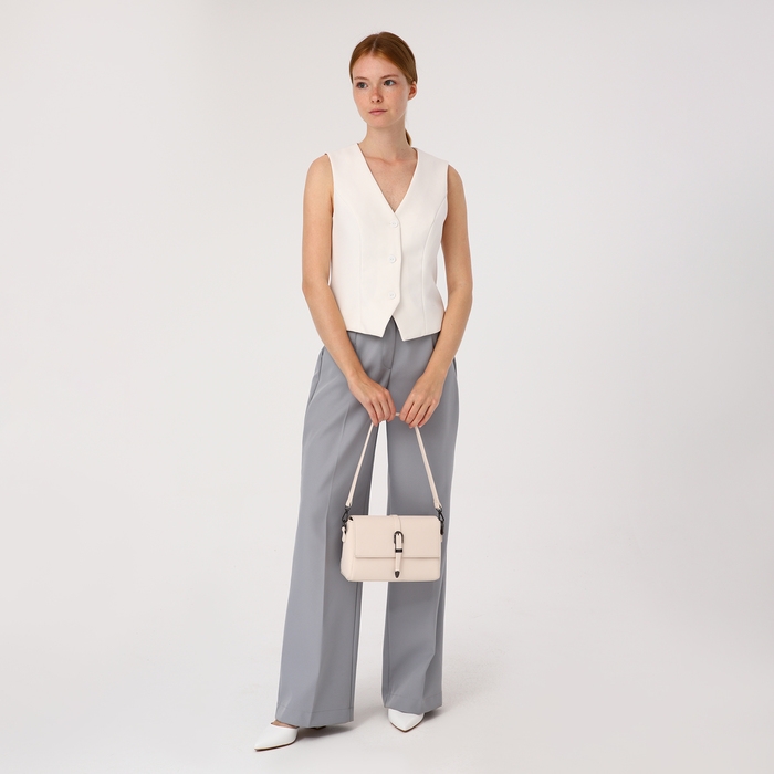 Сумка-мессенджер на магните, цвет белый Сумка-мессенджер на магните, цвет белый