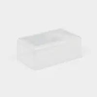 Форма для льда Доляна, с контейнером и совком, 19.1&times;11.6&times;8.5 см, ячейка d=2.1 см, пластик, голубая