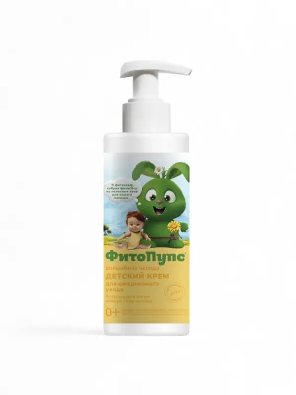 Крем детский для ежедневного ухода  Крем детский для ежедневного ухода "ФитоПупс" волшебная череда, 150 мл