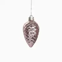 Ёлочные игрушки &laquo;Джоан&raquo;, новогодние, набор 10 шт., розово-зелёный