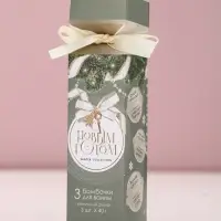 Бомбочки для ванны &laquo;С Новым годом!&raquo;, 3&times;40 г, аромат ванильный десерт, Чистое счастье