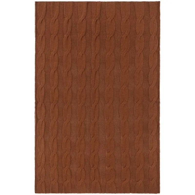 Плед Snefald, коричневый (темное золото)