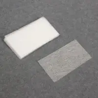 Шелк стекловолокно для наращивания ногтей, 8&times;4 см, 10 листов, белое