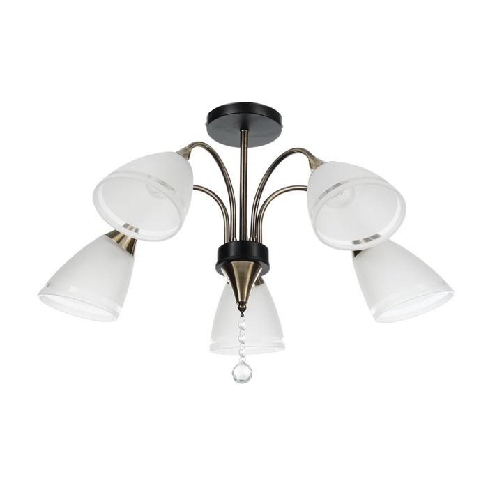 Люстра Люстра "Сандра" 5хЕ27 40Вт черно-бронзовый 65х65х30 см