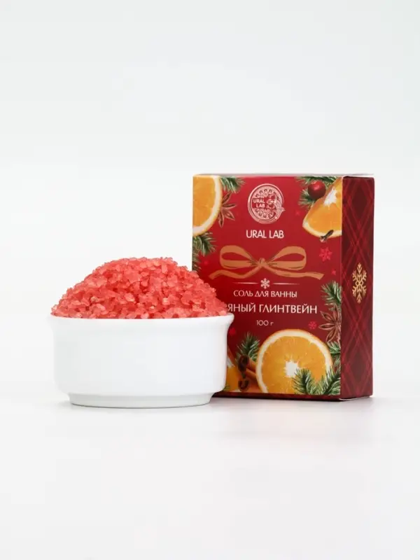 URAL LAB Арома Саунд Соль для ванны с ароматом пряного глинвейна, 100 гр URAL LAB Арома Саунд Соль для ванны с ароматом пряного глинвейна, 100 гр