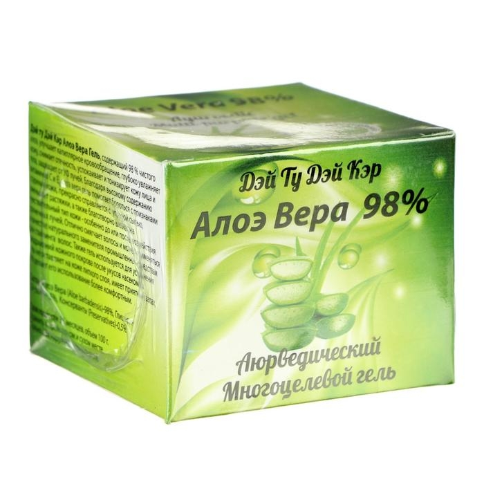 Гель для лица и тела аюрведический Дэй Ту Дэй Кэр алоэ вера, 100 г Гель для лица и тела аюрведический Дэй Ту Дэй Кэр алоэ вера, 100 г