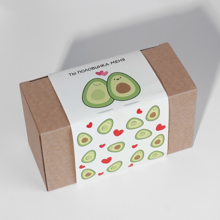 Набор парных кружек сублимация "Авокадо", с нанесением