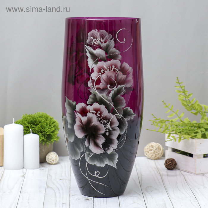 Ваза Ваза "Ваперто" H=40 см. D=16,5см, толщ.стекла=3,3мм