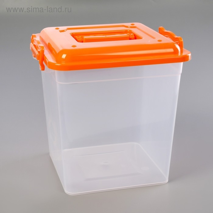 Контейнер квадратный, 12 л, цвет МИКС Контейнер квадратный, 12 л, цвет МИКС