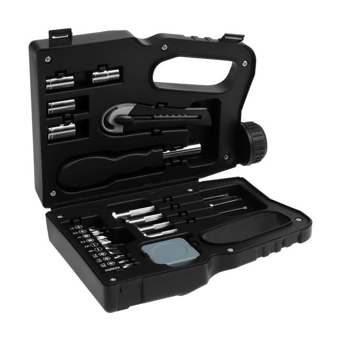 Набор инструментов ТУНДРА, подарочный пластиковый кейс Набор инструментов ТУНДРА, подарочный пластиковый кейс "Канистра", 21 предмет