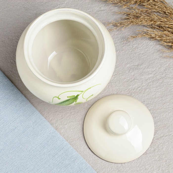 Горшок для запекания  Горшок для запекания "Русский" 0,5л / 12х13см, горошек