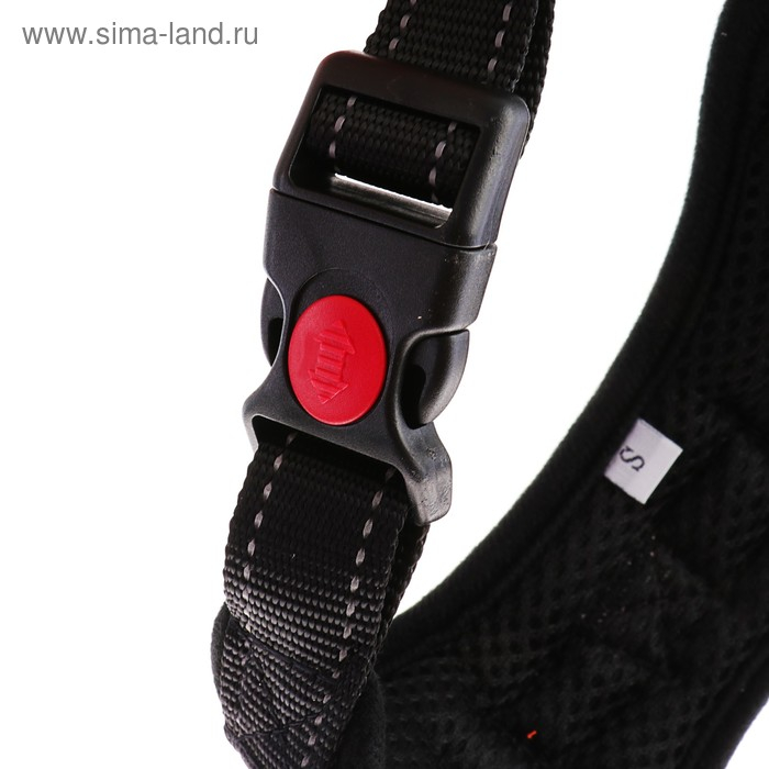 Шлейка К7 мягкая светоотражающая, размер XL, ОГ 74-92 см, вес 28-47,5 кг, черная Шлейка К7 мягкая светоотражающая, размер XL, ОГ 74-92 см, вес 28-47,5 кг, черная