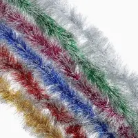 Мишура новогодняя &laquo;Зимнее волшебство. Иней&raquo;, d=9 см, 200 см, МИКС