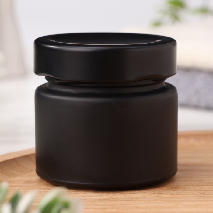 Свеча ароматическая из соевого воска в банке, 75 г,  Шафран ТМБ Свеча ароматическая из соевого воска в банке, 75 г,  Шафран ТМБ