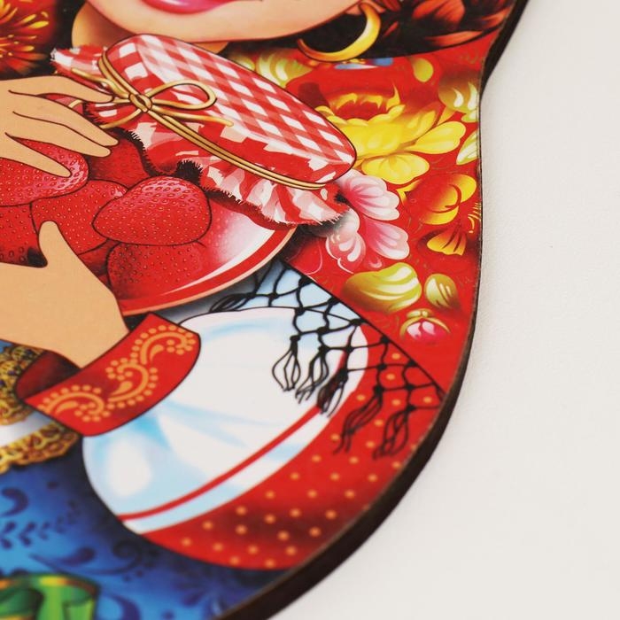 Доска разделочная сувенирная  Доска разделочная сувенирная "Матрёшка", лучшей хозяйке, 15×23см