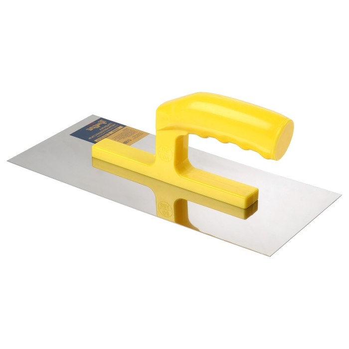 Гладилка ТУНДРА, нержавеющая сталь, пластиковая рукоятка, прямая, 125 х 280 мм Гладилка ТУНДРА, нержавеющая сталь, пластиковая рукоятка, прямая, 125 х 280 мм