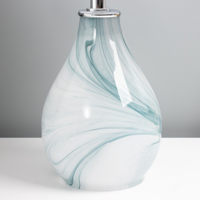 Настольная лампа Настольная лампа "Фьюжн" E14 40Вт белый 25х25х39 см RISALUX