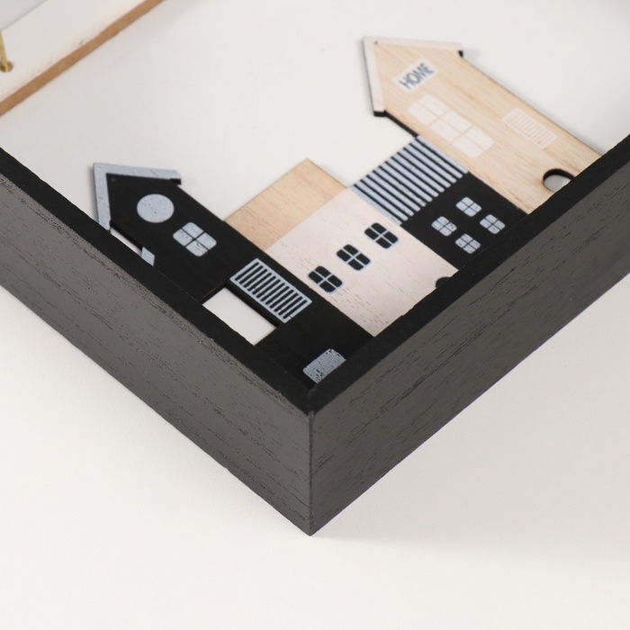 Крючки декоративные дерево Крючки декоративные дерево "Домики в домике" 5х20х28 см